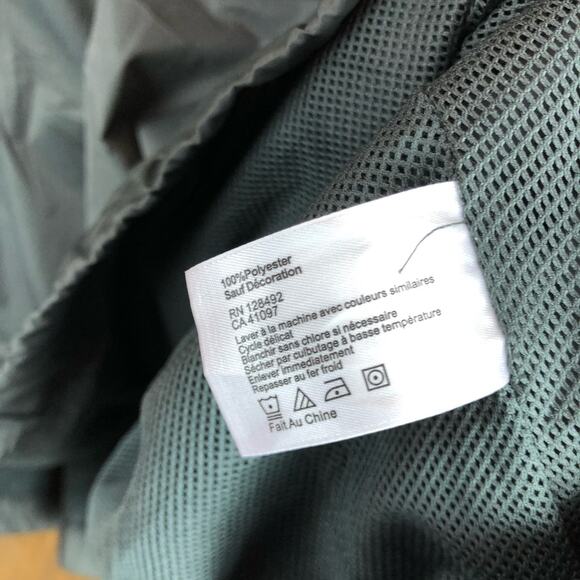 Greg Norman Mens Jacket Forest Green Golf Warm-up Pullover Windbreaker XXL - Picture 12 of 13